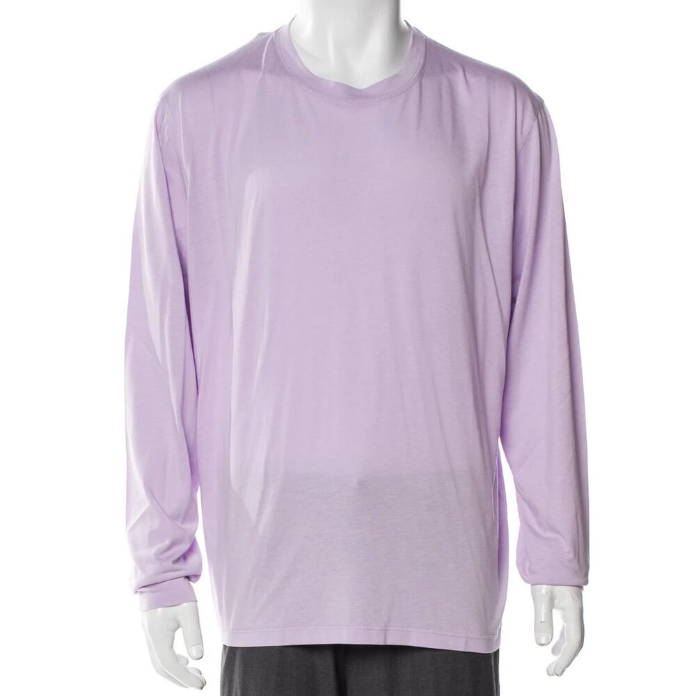 US BASED Authentic New BNWT TOM FORD logo Knit LS Shirt Sz 54 US XL